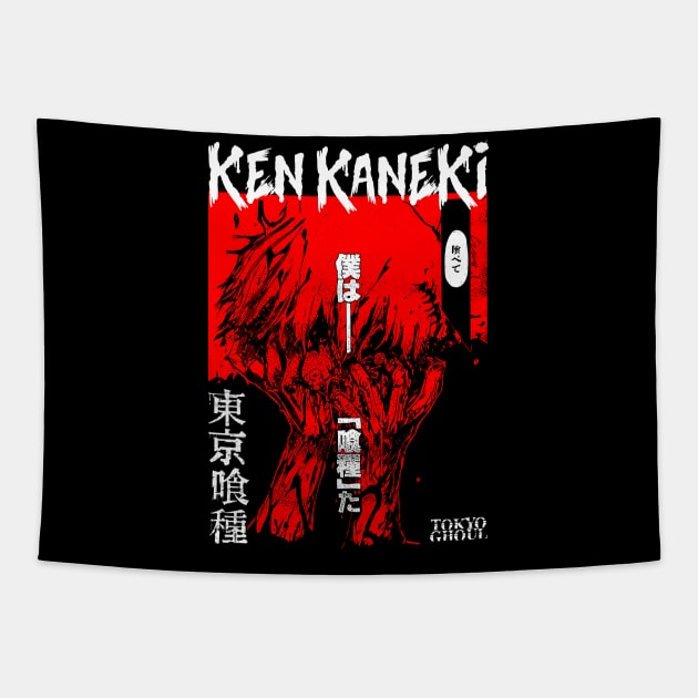 Kaneki ken Tapestry by hvfdzdecay