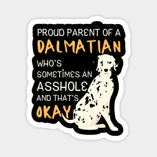 Proud Parents of Dalmatian Pet Dog Magnet