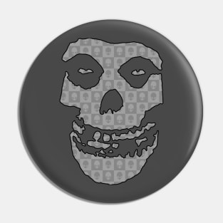 Crimson Ghost - Gray Aliens Pin