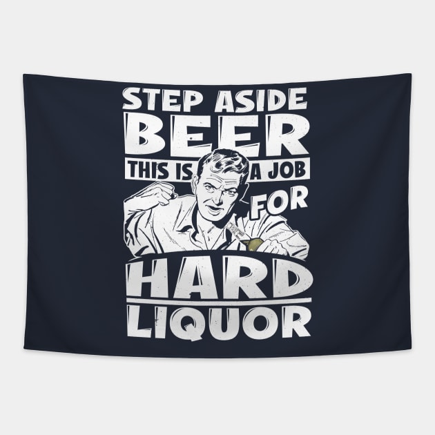 Step Aside Beer Tapestry by Sideways Tees