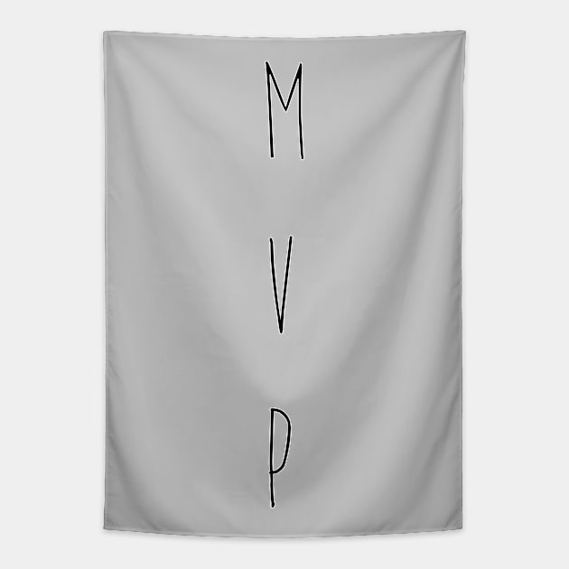 MVP - Basketball Tapestry by Buff Geeks Art