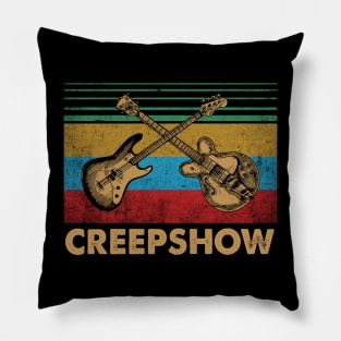 Graphic Proud Creepshow Name Guitars Birthday 70s 80s 90s Pillow