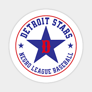 The Detroit Stars Negro League Baseball - Tribute - Blue Star Magnet