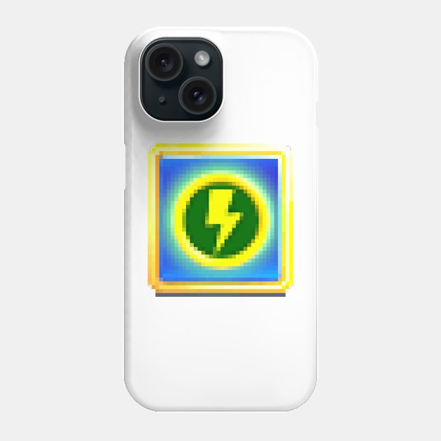 Lightning Shield Sprite Phone Case by SpriteGuy95