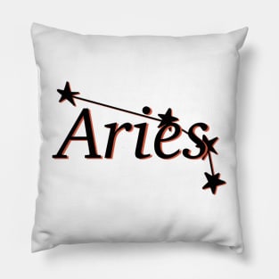 Aries Constellation Pillow