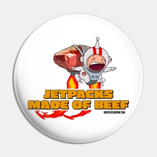 Jetpacks Made Of Beef Bob Cesca Show Funny Political Cartoon Mugs Hoodies Pin