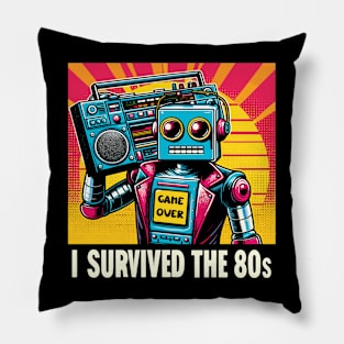 I survived the 80s Pillow