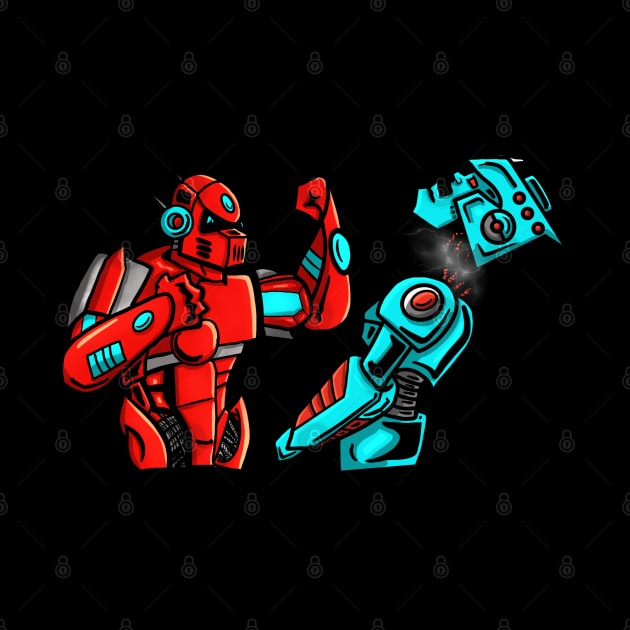 Fighting Robots by Joebarondesign