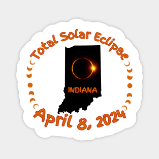 Indiana Total Solar Eclipse Magnet