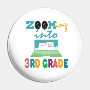 zooming into 3rd grade.Virtual 3rd grade back to school Pin