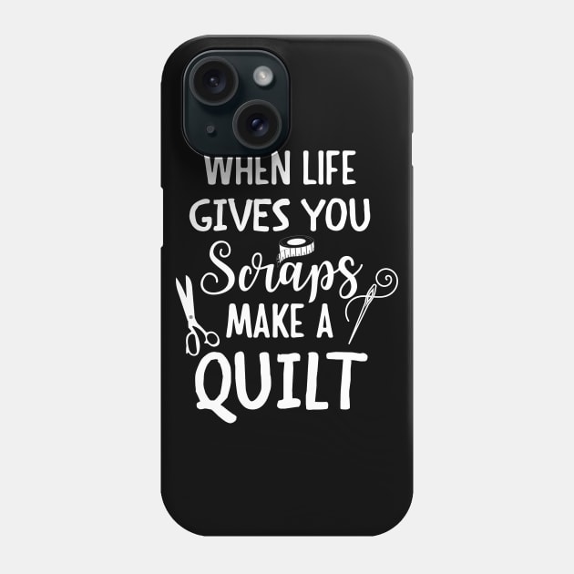 When life gives you scraps make a quilt Phone Case by Noureddine Ahmaymou 