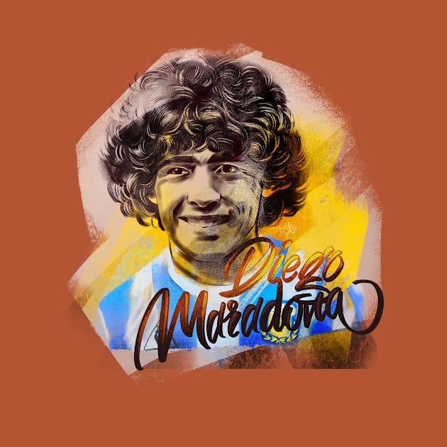 Diego Maradona by BessAli