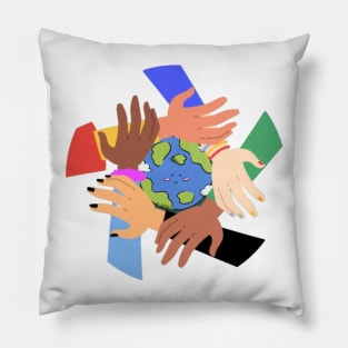 Unite to save the Earth Pillow