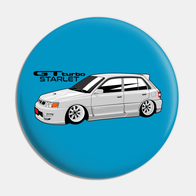 Toyota Starlet Pin by small alley co