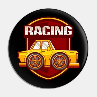 Mini Car Racing Pin