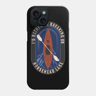 Id Rather Be Kayaking On Horsehead Lake in Wisconsin Phone Case