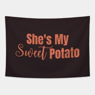 She's My Sweet Potato Tapestry