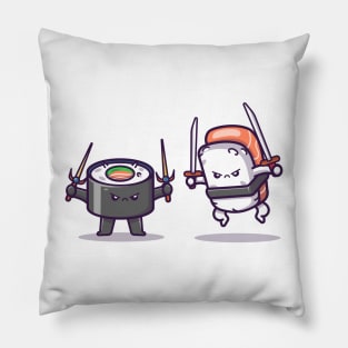 Cute Sushi And Onigiri Fighting Pillow