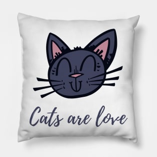 Cats are love Pillow