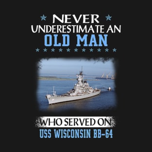 USS Wisconsin BB-64 Veterans Day Christmas Gift T-Shirt