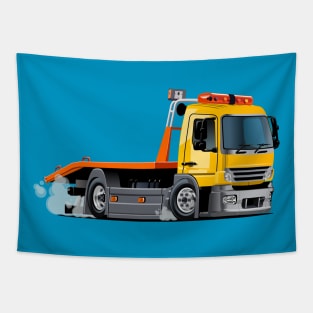 Cartoon tow truck Tapestry