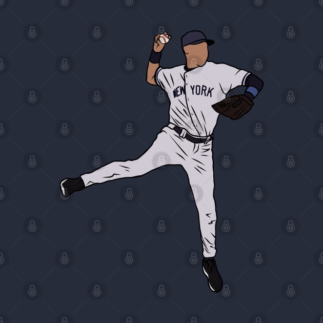 Derek Jeter Jump Throw by rattraptees