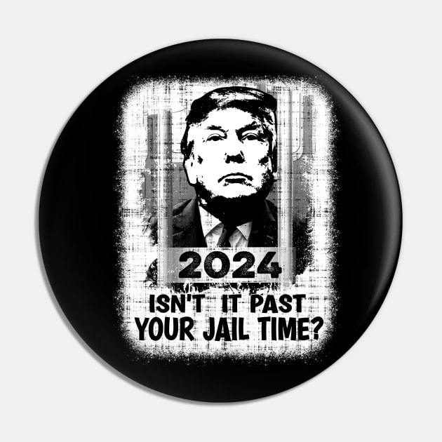 Isn't It Past Your Jail Time? Funny Sarcastic Quote Pin by JJDezigns