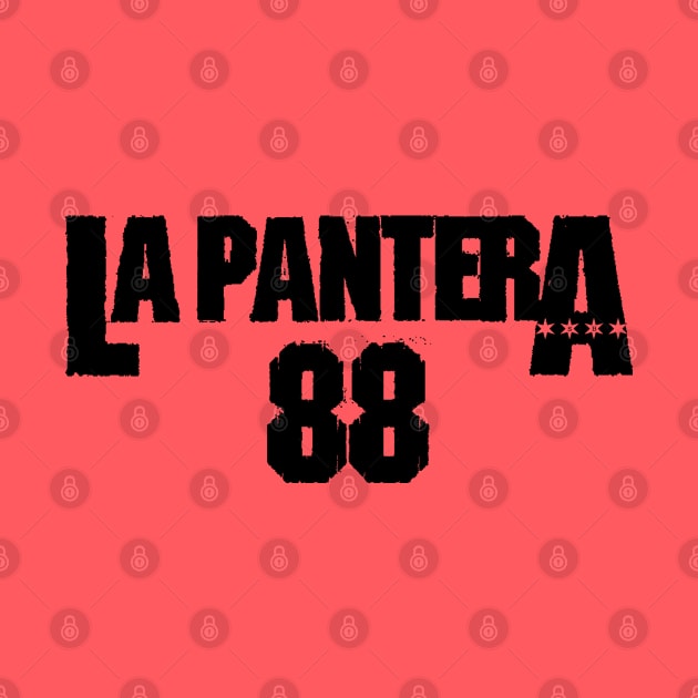 La Pantera - Black Text by Snark Buehrle