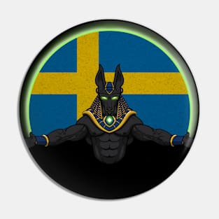 Anubis Sweden Pin