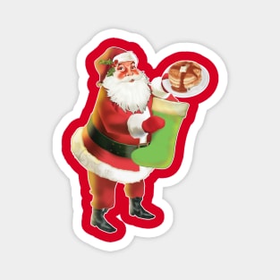 Santa Pancakes Magnet