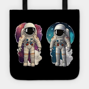 Splash Paint Astronaut: Detailed Illustration in Halo of Venus (539) Tote