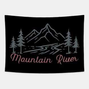 Mountain River Tapestry