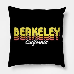 Retro Berkeley California Pillow