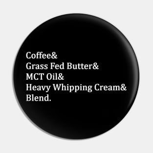 Keto Coffee Pin