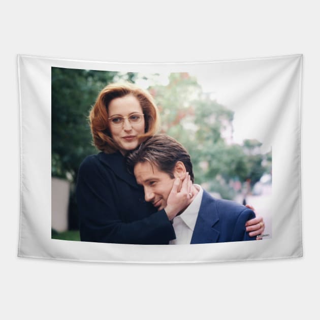 dana scully x files fox mulder Tapestry by Luckythelab