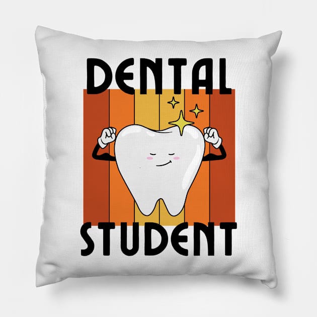 Dental Student Pillow by Haministic Harmony