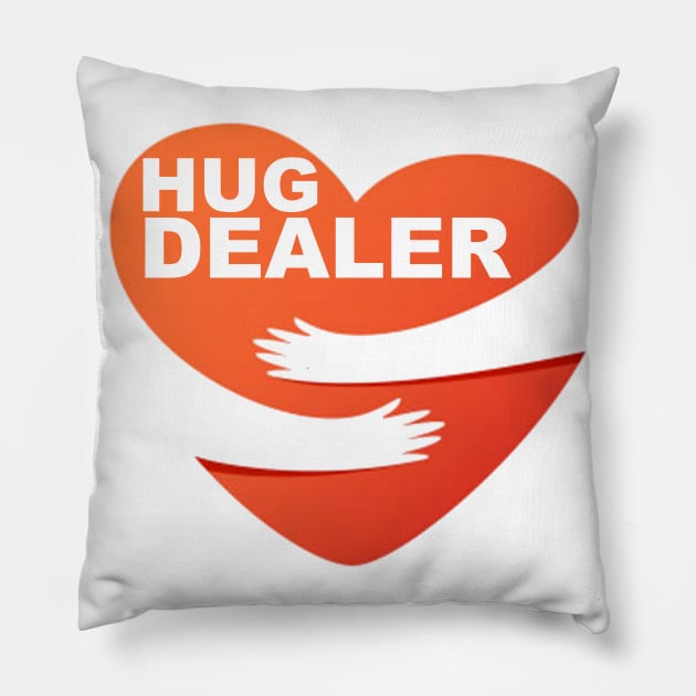 Best Hug Dealer Pillow by FoolDesign