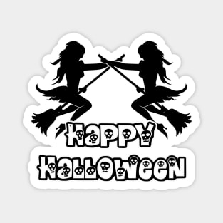 Pretty Halloween Witches - Happy Halloween - 1510201457 Magnet