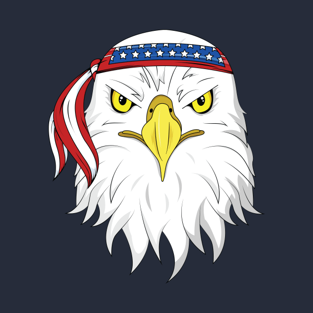 Eagle 4th of July T-Shirt Men Kids Boys Patriotic American by 14thFloorApparel