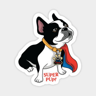 Boston Terrier Super Pup Magnet