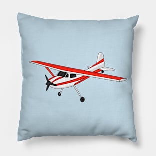 Tricycle gear aircraft cartoon Pillow