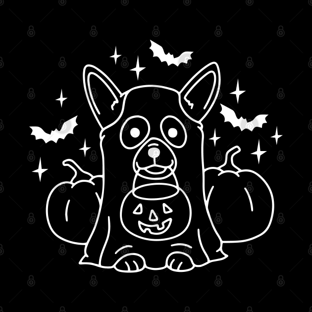 Dog Ghost by uncommontee