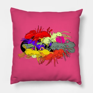Colorful Ants Pillow