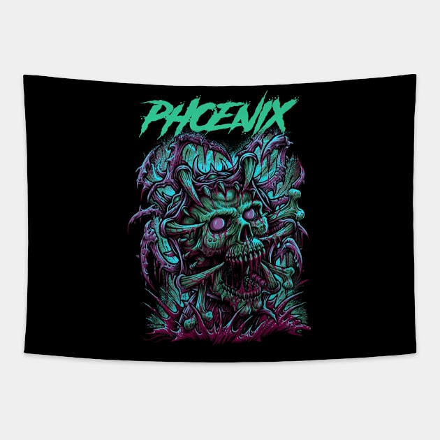 PHOENIX BAND Tapestry by Angelic Cyberpunk