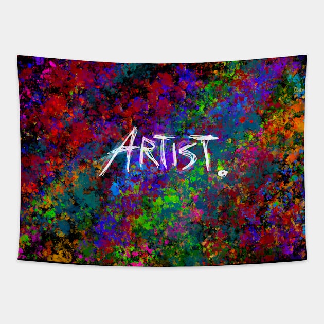 Artist Spatter Tapestry by Magic Whiskey ART