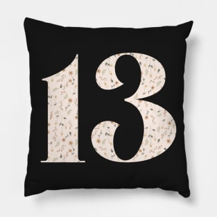 Cottagecore Floral Patterned 13 Pillow