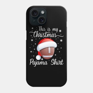 this is my christmas pajama rugby Phone Case