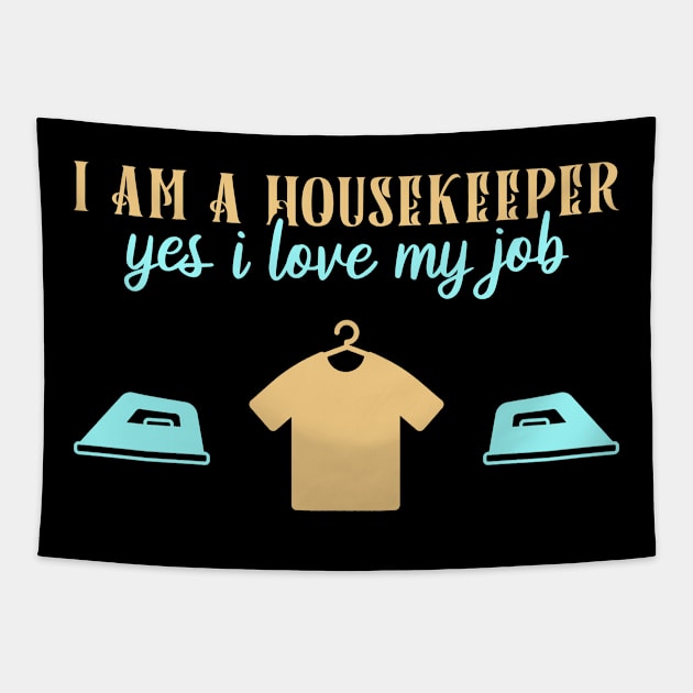 Housekeeper Tapestry by TheBestHumorApparel