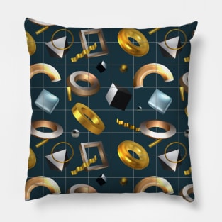 3D Geometric Pattern Pillow