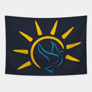 Hope Dove with Sun Shape Tapestry